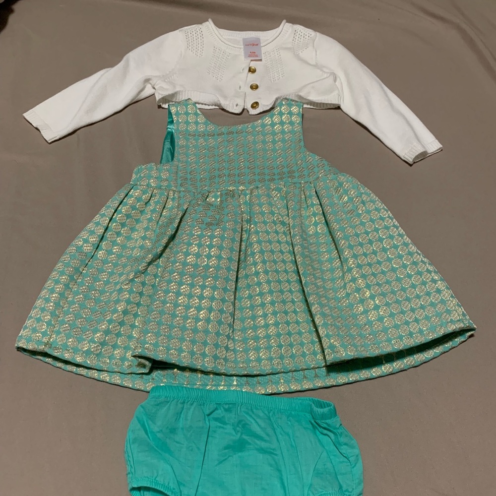 Cat & Jack Girls spring dress w/sweater